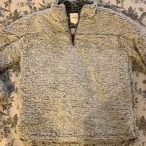 NWOT Thread and Supply sherpa fleece pullover